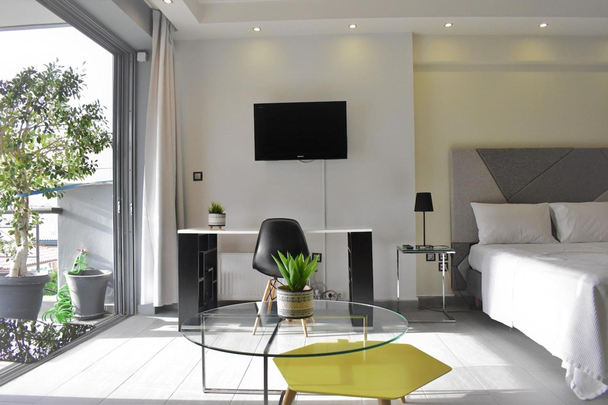 Stylish Boutique Loft With Private Balcony Apartment Atena Exterior foto